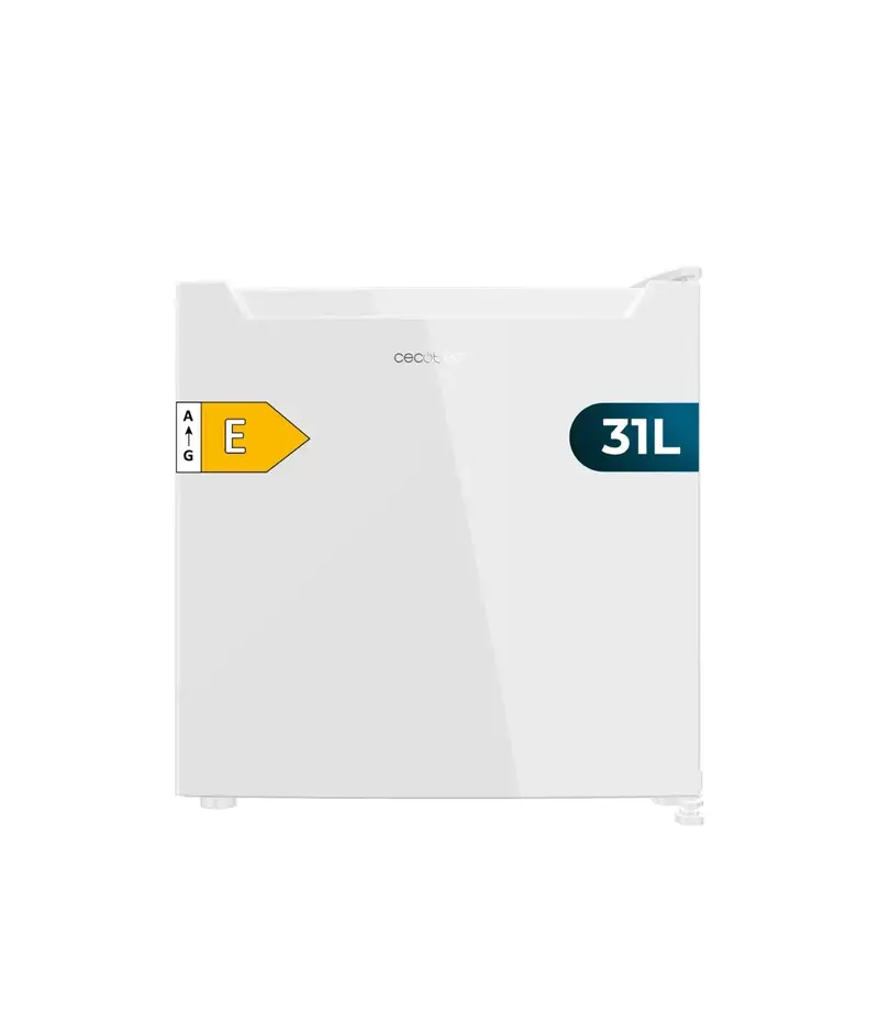 Mini Frigorífico Convertible Bolero 31L Dual White E con Ahorro Energético de Cecotec