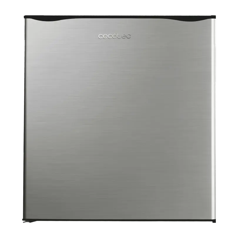 Mini Frigorífico Inox GrandCooler 20000 SilentCompress 46L con Congelador Puerta Reversible y Clase Energética E de Cecotec