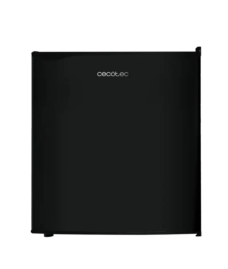 Mini Frigorífico negro 46L con congelador y puerta reversible Clase energética E Cecotec