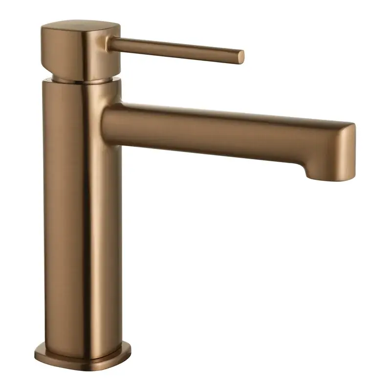 Monomando lavabo Toscana oro rosa cepillado Imex