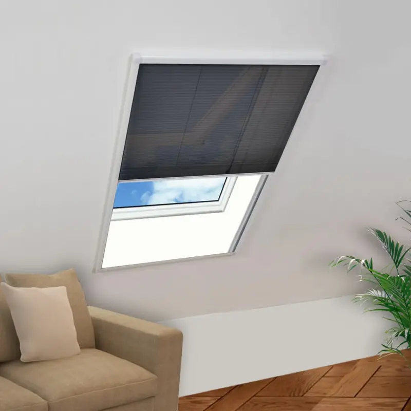 Mosquitera plisada para ventana 80 x 160 cm