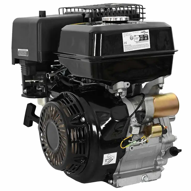 Motor de gasolina 15 HP 11 kW negro