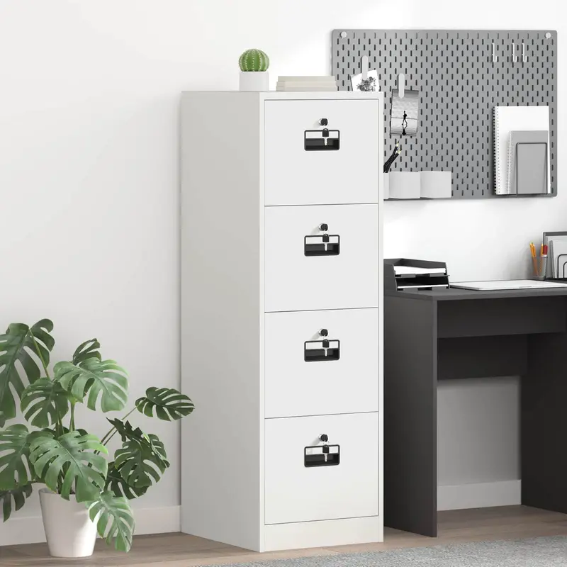 Mueble archivador 2 pcs 44 x 50 x 139 cm Acero Laminado en Frío