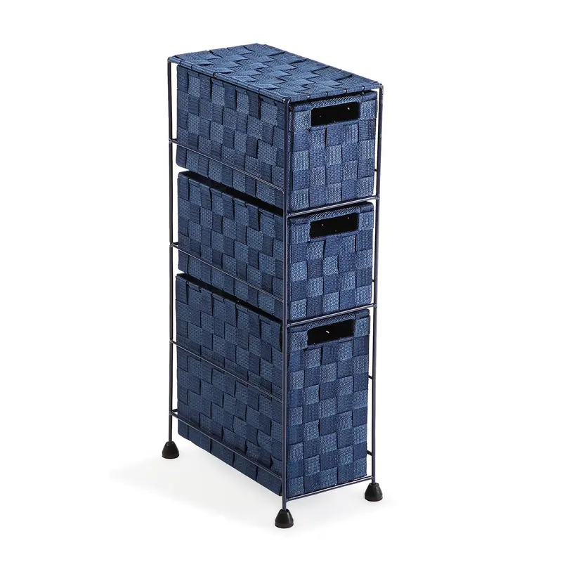 MUEBLE BAÑO 3 CAJONES AZUL