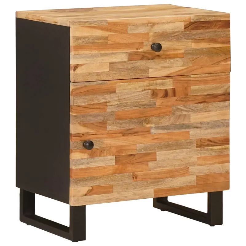 Mueble cama Marrón 50 x 33 x 60 cm Madera de mango maciza