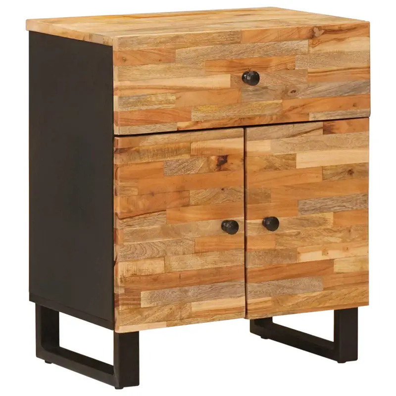 Mueble cama Marrón 50 x 33 x 60 cm Madera de mango maciza