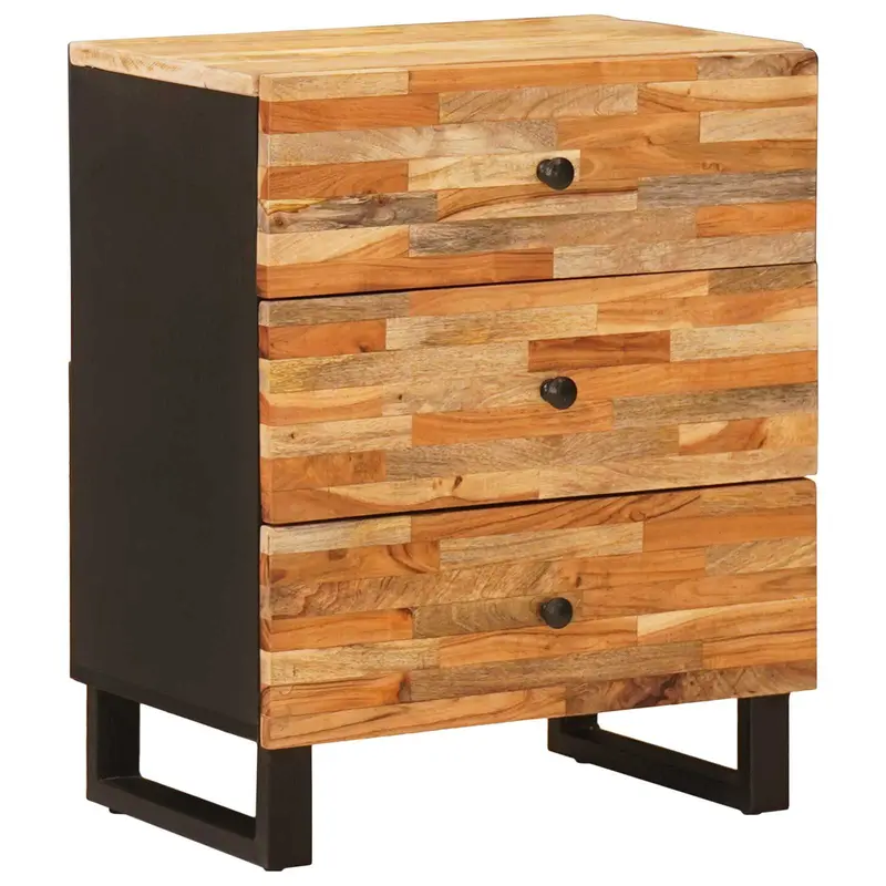 Mueble cama Marrón 50 x 33 x 62 cm Madera de mango maciza