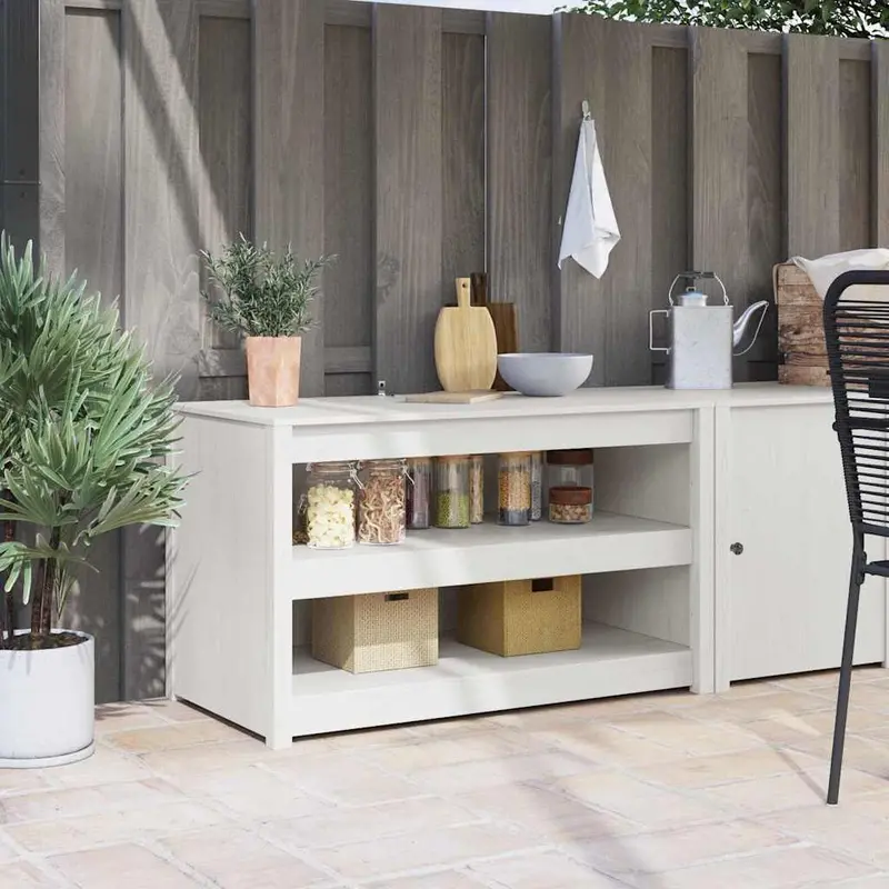 Mueble de Cocina MEPPEL 106 x 55 x 64 cm Madera de pino macizo