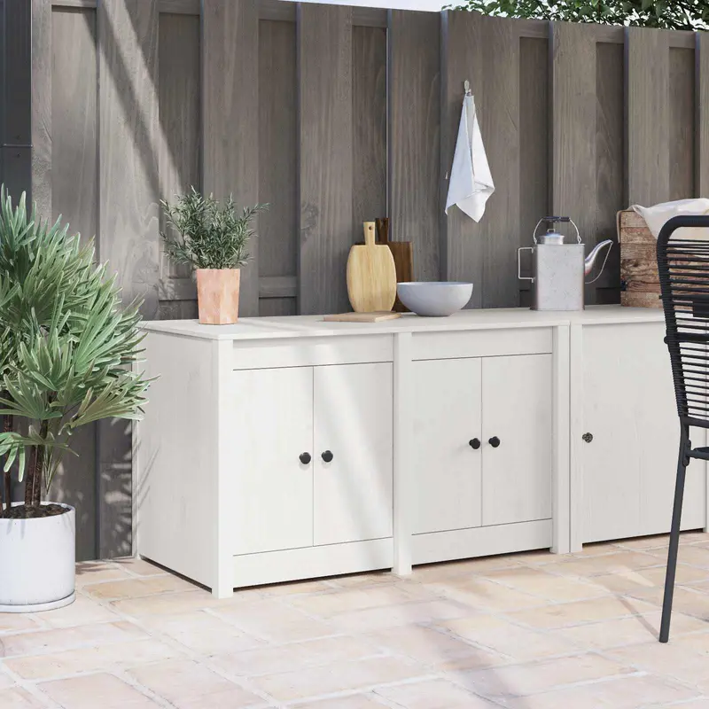Mueble de Cocina MEPPEL 106 x 55 x 64 cm Madera maciza de Pino