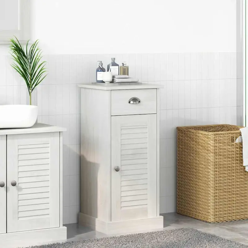Mueble de Cuarto de Baño con cajón VIGO Marrón y Marrón Miel