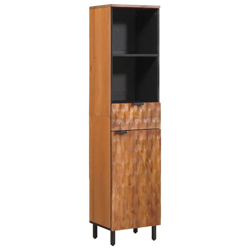 Mueble de Cuarto de Baño con estante Marrón 38 x 33 x 160 cm