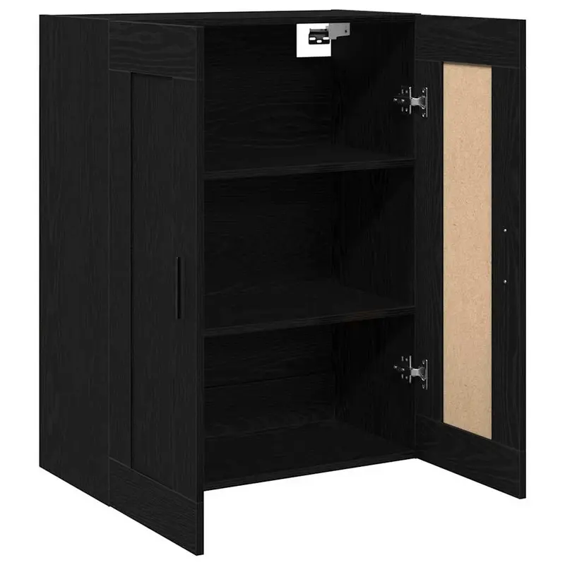 Mueble de pared Roble Negro 69,5 x 34 x 90 cm