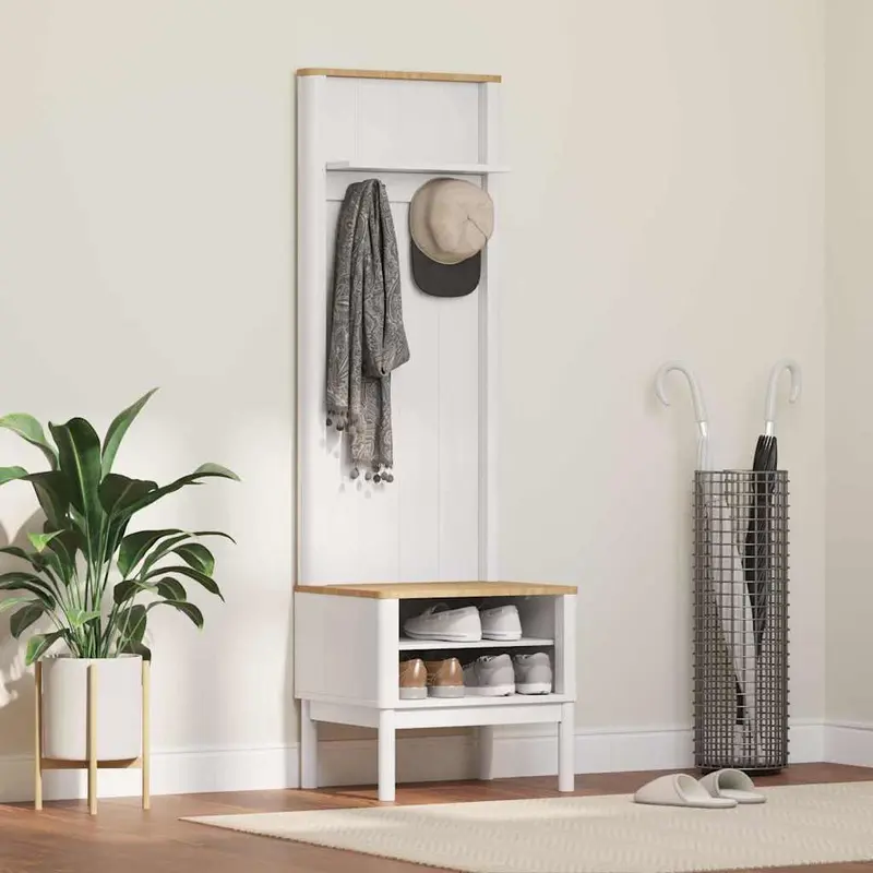 Mueble de recibidor con estante FLORO 50 x 40 x 158 cm