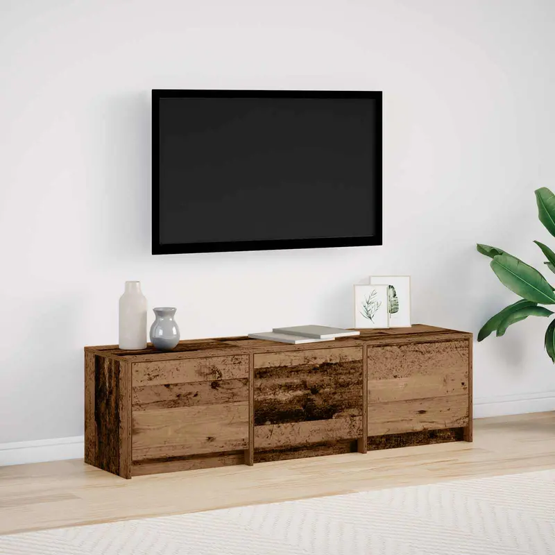 Mueble de TV 140 x 34 x 40 cm Madera vieja Madera de ingeniería