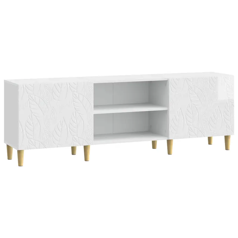 Mueble de TV 150 x 31 x 50 cm Blanco Brillante