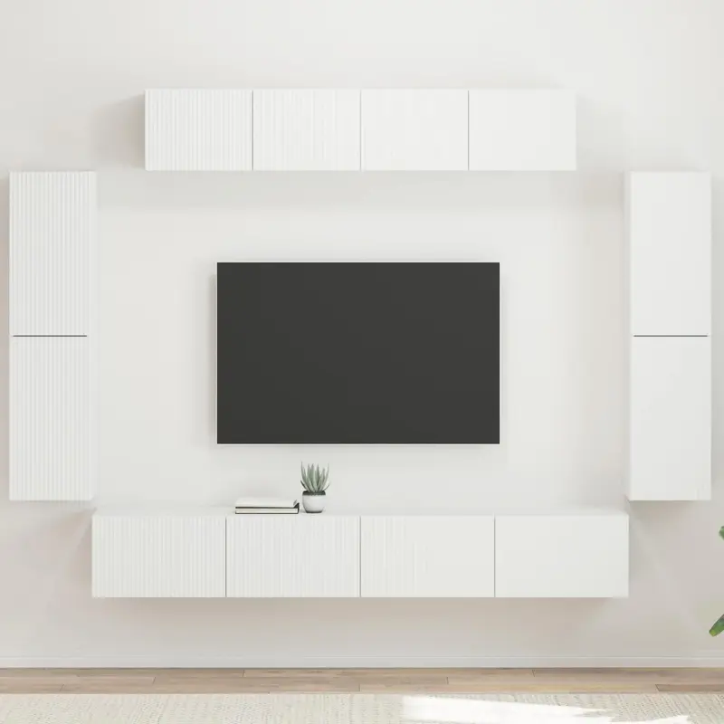 Mueble de TV 8 pcs