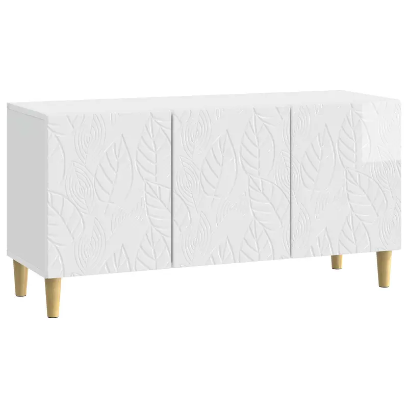 Mueble de TV 99 x 34,5 x 50 cm Blanco Brillante