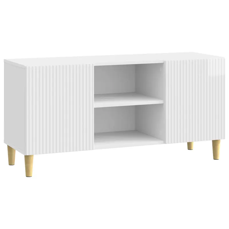 Mueble de TV Brillante 102 x 34,5 x 50 cm Madera de Ingeniería