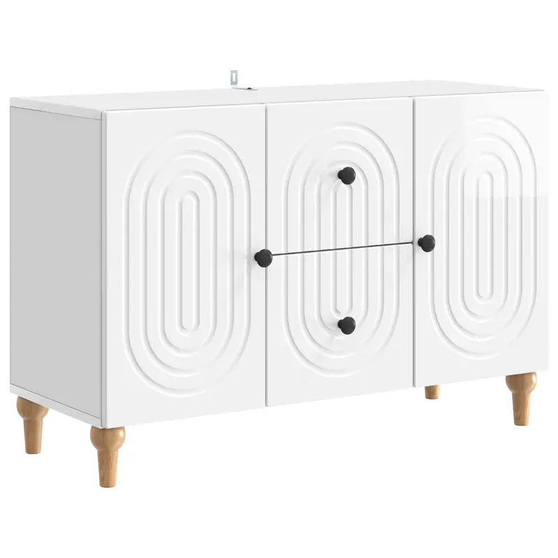 Mueble de TV Brillante 89 x 34,5 x 60 cm Madera de Ingeniería