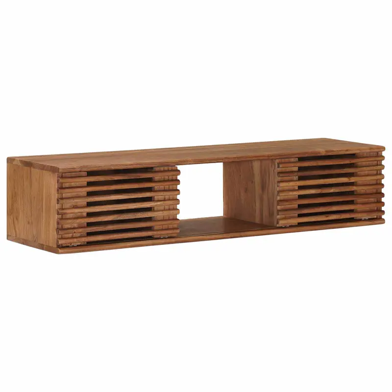 Mueble de TV con almacenamiento Natural 105 x 30 x 22,5 cm