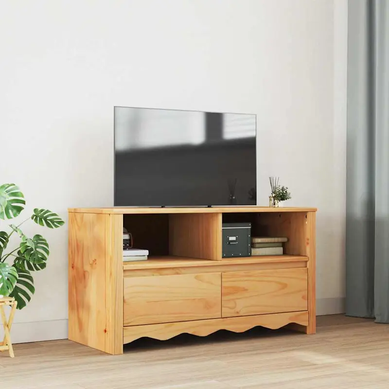 Mueble de TV con cajón Drammen Roble 99 x 43 x 55 cm