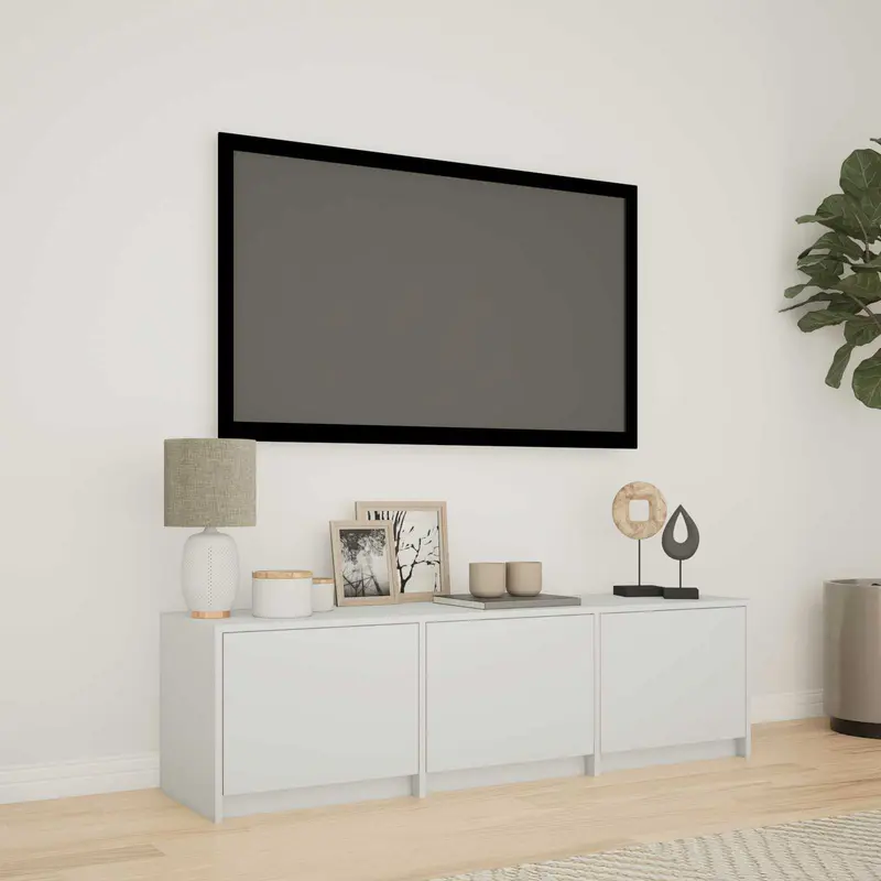 Mueble de TV con LED 140 x 34 x 40 cm Madera de ingeniería