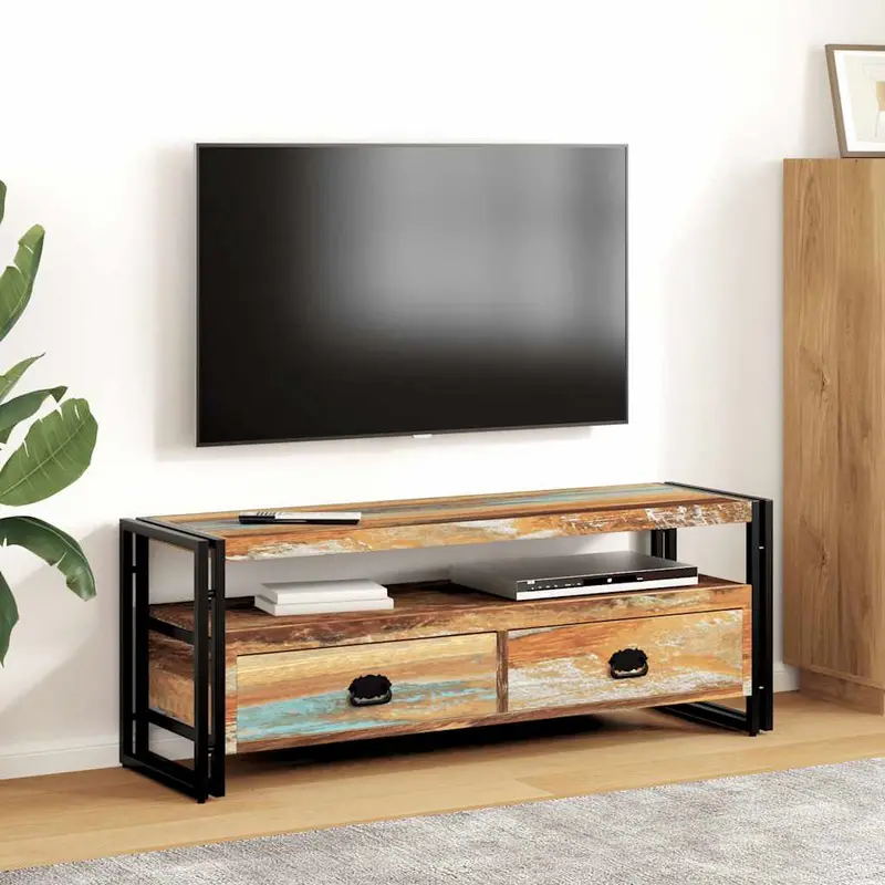Mueble de TV madera maciza reciclada