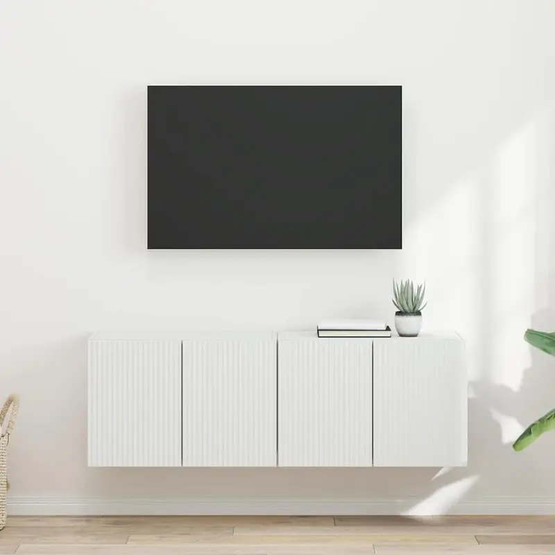 Mueble de TV Montado en la Pared 2 pcs 59,5 x 31 x 40 cm