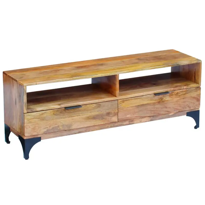 Mueble para TV madera de mango 120x35x45 cm