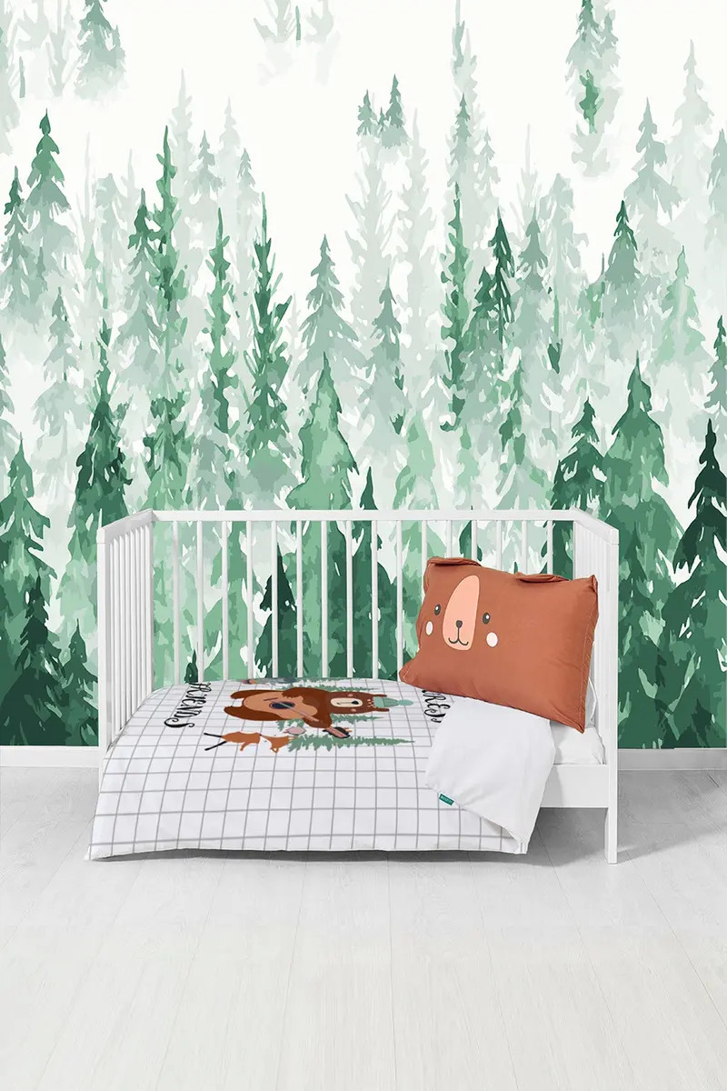 Mural infantil papel pintado Bosque