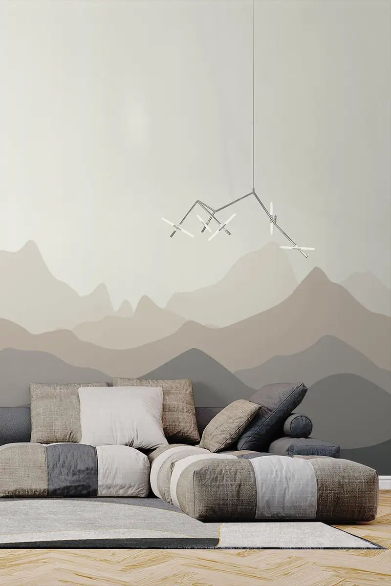 Mural papel pintado Montblanc