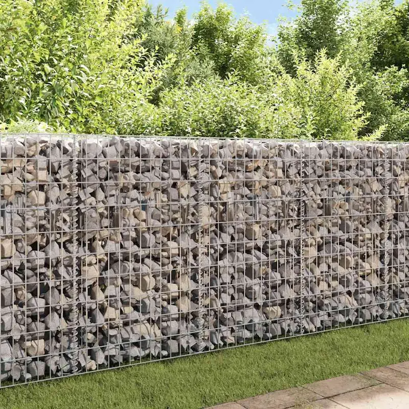 Muro de gaviones de acero 450x30x100 cm