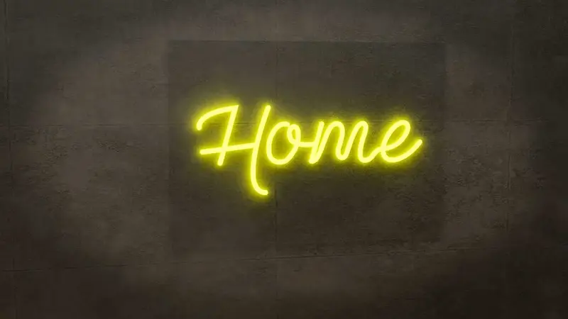 Neón Flex LED Home Amarillo