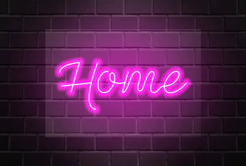 Neón Flex LED Home Rosa