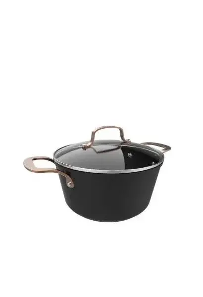 Olla antiadherente de aluminio forjado de 24 cm polka fantasy 24 pot golden de Cecotec