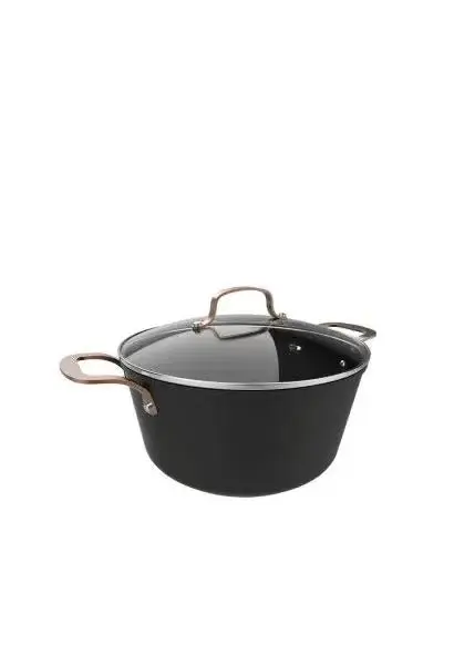 Olla antiadherente de aluminio forjado de 28 cm polka fantasy 28 pot golden de Cecotec