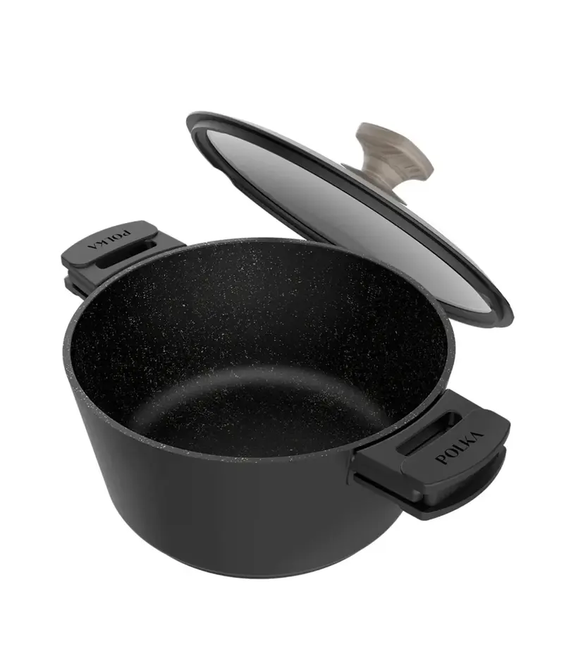 Olla Antiadherente de Aluminio Fundido 24cm para Todo Tipo de Cocinas y Lavavajillas de Cecotec