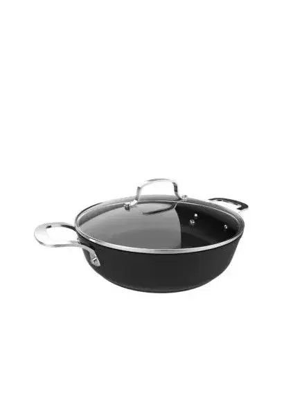 Olla baja antiadherente de aluminio forjado de 28 cm polka fantasy 28 low pot silver de Cecotec