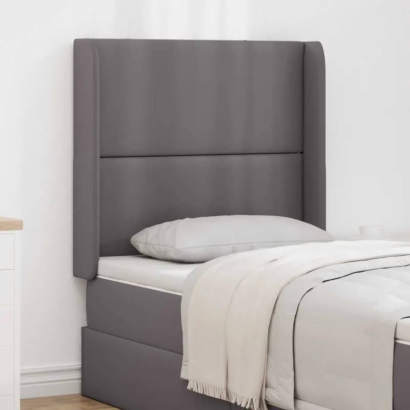Oreja de cabecero Gris 80 x 16 x 4 cm PVC