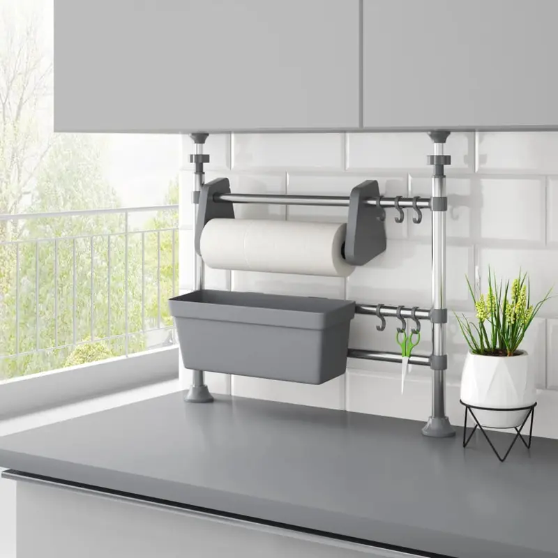 Organizador de cocina ajustable aluminio