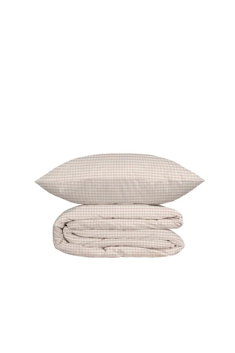 Pack Cubrecama Infantil Vichy Beige