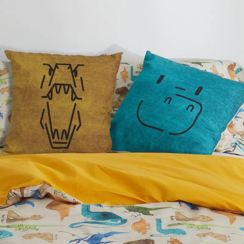 Pack de 2 fundas de cojín Saurios