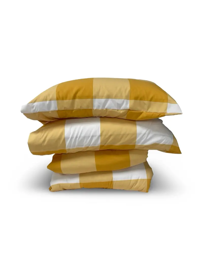 Pack Funda nórdica Cuadro Scandi Amarillo