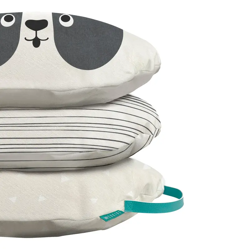 Pack Puffs de suelo Infantil Panda