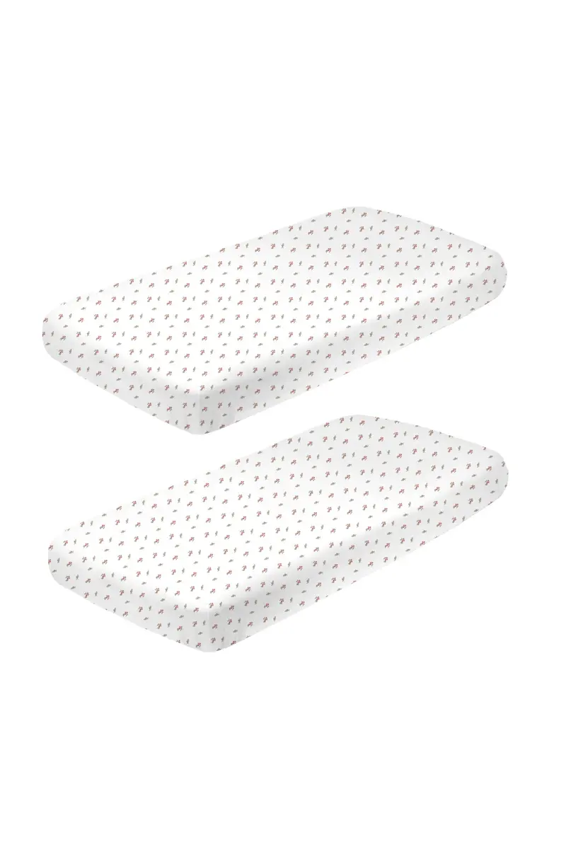 Pack Sábanas Bajeras Infantiles Flor Rosa