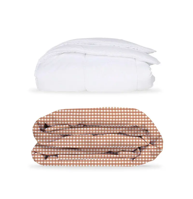 Pack Vichy Marrón (Funda Nórdica+Relleno)