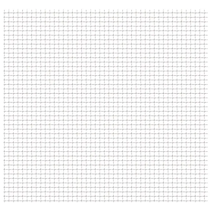 Panel de malla alambre rizado acero inox. 100x85 cm 11x11x2 mm