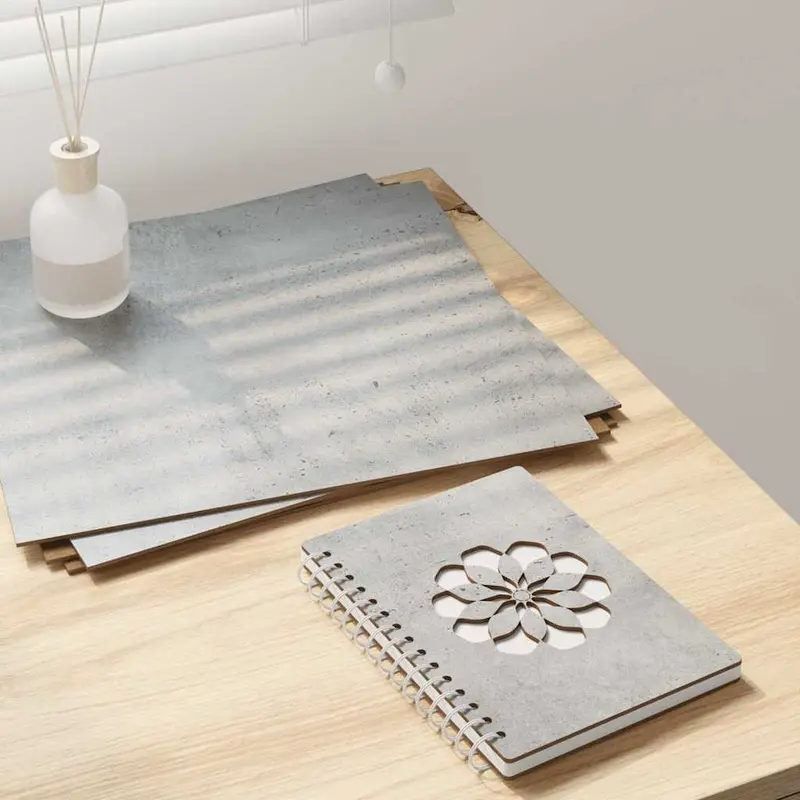 Paneles Decorativos 50 pcs Gris Concreto 30 x 30 x 0.27 cm