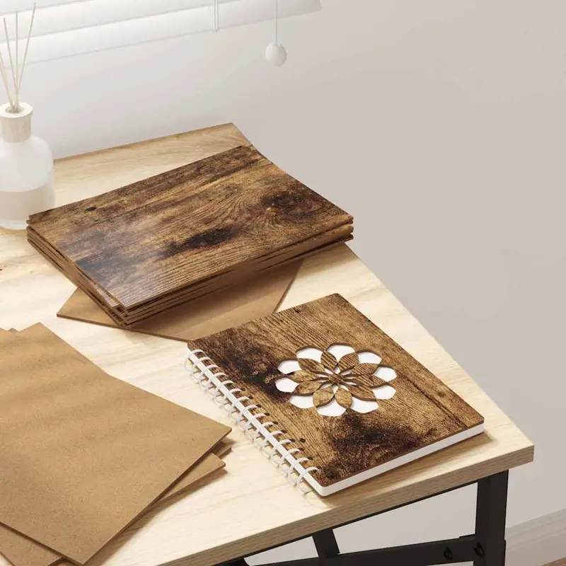 Paneles Decorativos 50 pcs Roble ahumado 21 x 30 x 0,27 cm