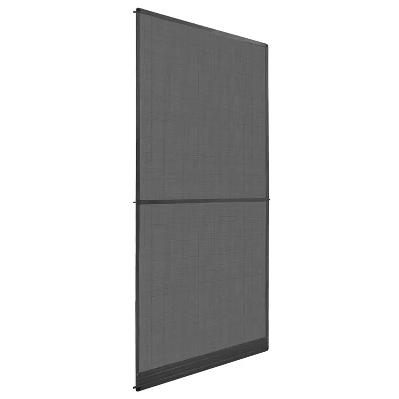 Pantalla de Insectos con Bisagra Antracita y Negro 100 x 215 cm
